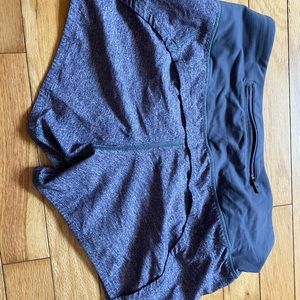 Grey lululemon shorts